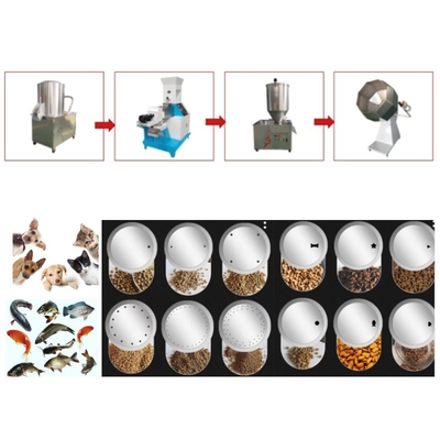 Máy ép đùn thức ăn cho thú cưng / chó / mèo nhỏ Máy làm thức ăn viên cho cá có CE