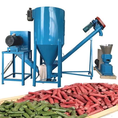 Máy ép viên thức ăn gia cầm 500Kg / H Máy làm viên thức ăn chăn nuôi 12 mm
