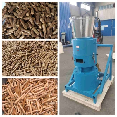 Máy ép viên máy kéo sinh khối 400PTO Máy cưa viên bụi lăn di chuyển