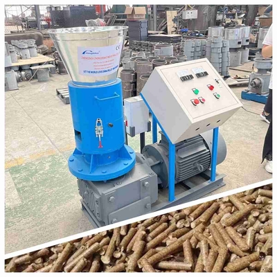 Con lăn Máy ép viên công nghiệp quay 300kg / H Máy tạo viên sinh khối gỗ 22kw