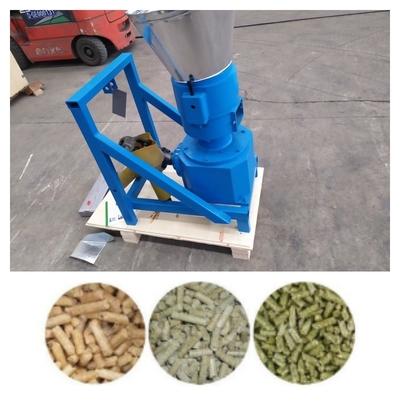 Máy ép viên sinh khối 55hp Máy ép viên gỗ PTO 350-450kg / H Tuổi thọ cao