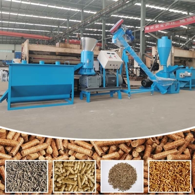 Máy tạo viên gỗ tự động 250-350kg / H Máy tạo viên sinh khối nhỏ