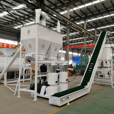 Dây chuyền sản xuất thức ăn viên 1-20Ton/H Máy sản xuất thức ăn cho gà