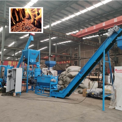 Dây chuyền sản xuất viên sinh khối hoàn chỉnh Máy làm mùn cưa 30t / H