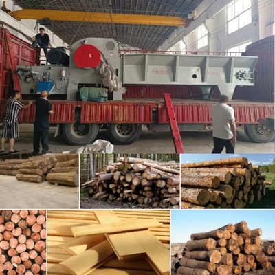 Máy băm gỗ tùy chỉnh 3-30kw Máy ​​nghiền cành cây thương mại