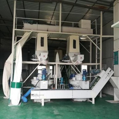 118KW 2000kg/h Dòng sản xuất hạt sinh khối Sản xuất gỗ