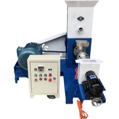 Thép Carbon Extruder thức ăn cá tôm chim thực phẩm máy hạt chó máy thực phẩm máy vít thức ăn Extruder tùy chỉnh màu sắc