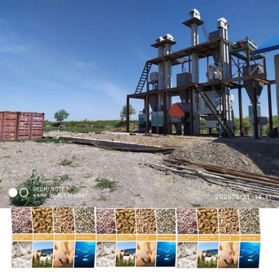 1-12mm Feed Pellet Machine Line Nhà máy Sản xuất động vật Sản xuất gia súc
