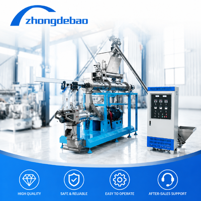 Industrial Floating Fish Feed Extruder Machine Complete Production Line