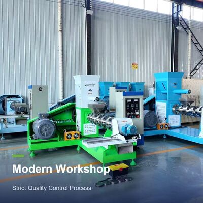 Máy ép viên thức ăn tôm cho sản xuất thức ăn nổi trong nuôi trồng thủy sản với thiết kế vận hành dễ dàng