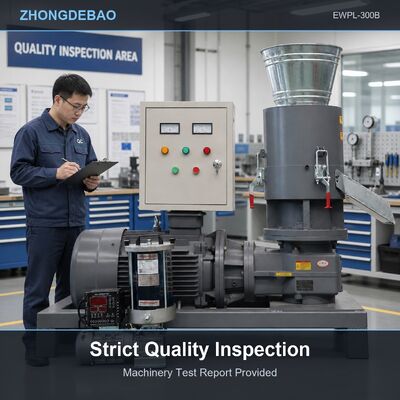 Wood Pellet Press Machine Động cơ diesel Điện thợ xay hạt bụi cưa cho sử dụng trại và sản xuất giường động vật ổn định